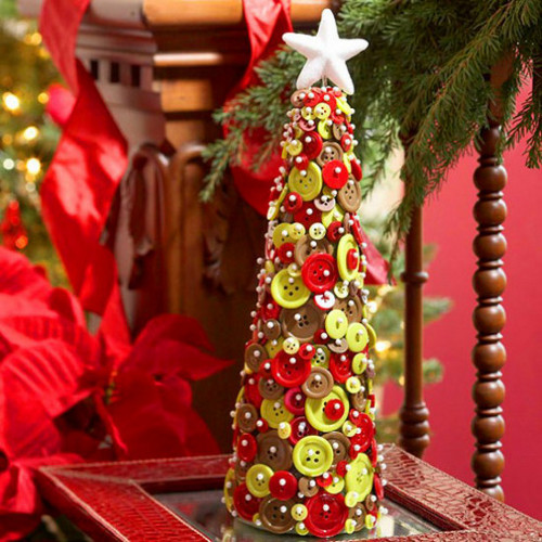Ideias para decoração de Árvores de Natal - Mini árvore de Natal